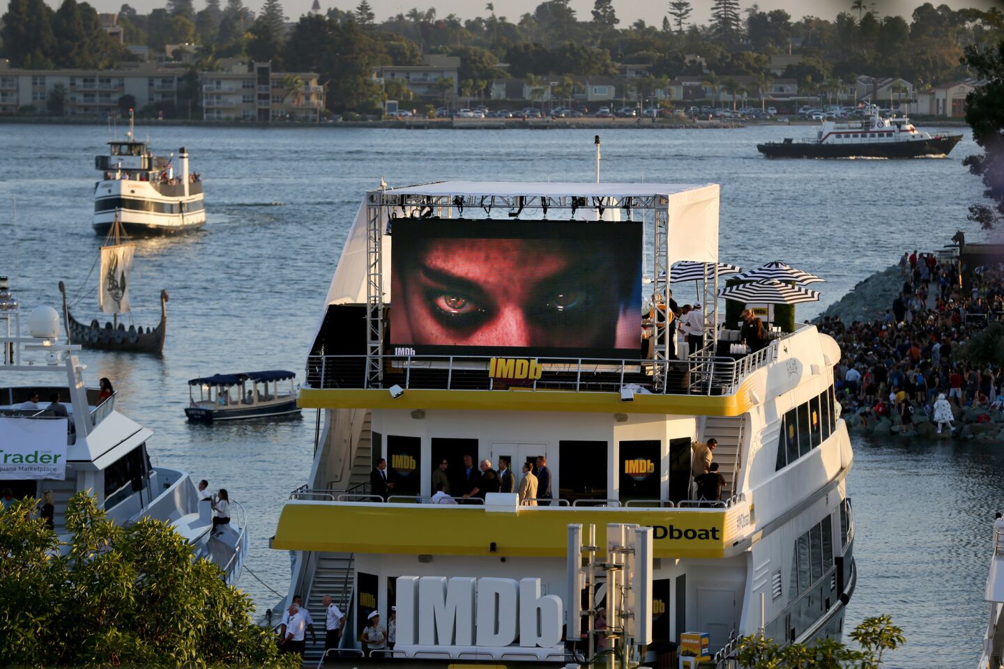The IMDb boat hosts a party at Comic-Con International on July 21, 2017.