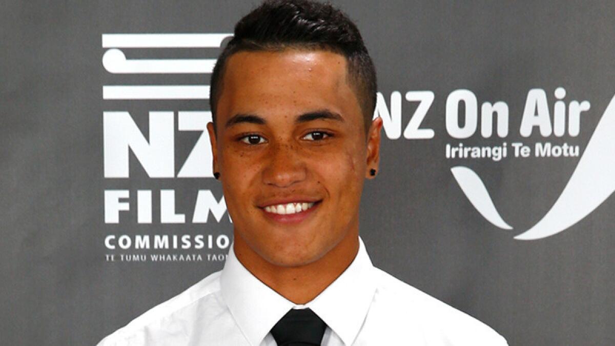 Actor James Rolleston appears at the Rialto Channel New Zealand Film Awards in Auckland in 2014.