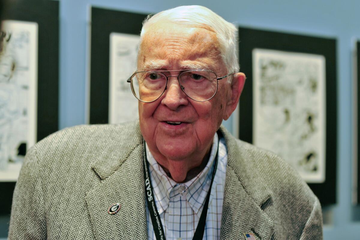 Cartoonist Jack Davis attends an event honoring him by the Savannah College of Art and Design and the National Cartoonists Society in Savannah, Ga.
