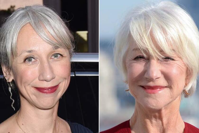 Alexandra Grant, left, is Keanu Reeves' girlfriend. Helen Mirren is not, but she's very flattered people thought so.