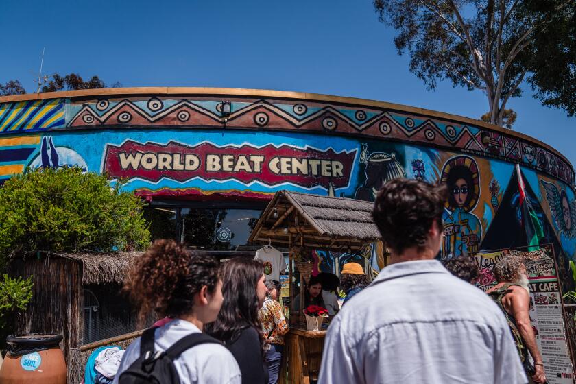 The 32nd Annual Multi-Cultural Earth Day Celebration at the WorldBeat Cultural Center in Balboa Park on April 21, 2024. (Ariana Drehsler/For The San Diego Union-Tribune)