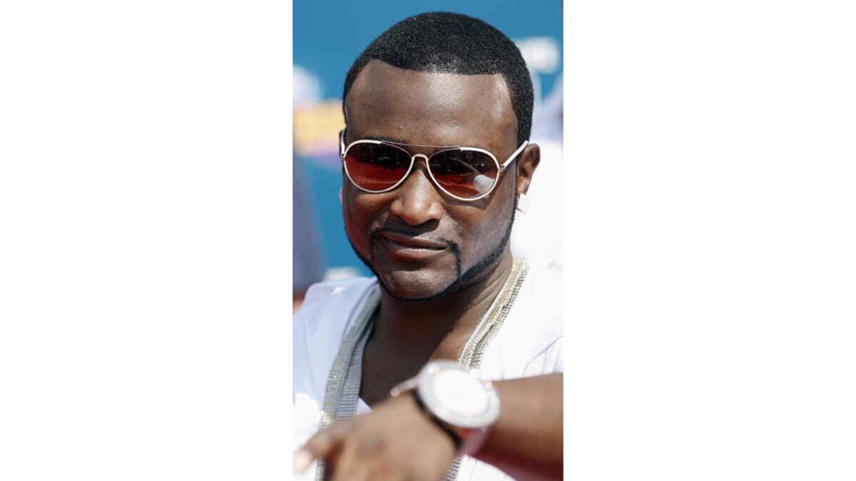 Shawty Lo arrives at the BET Awards in Los Angeles in 2008.