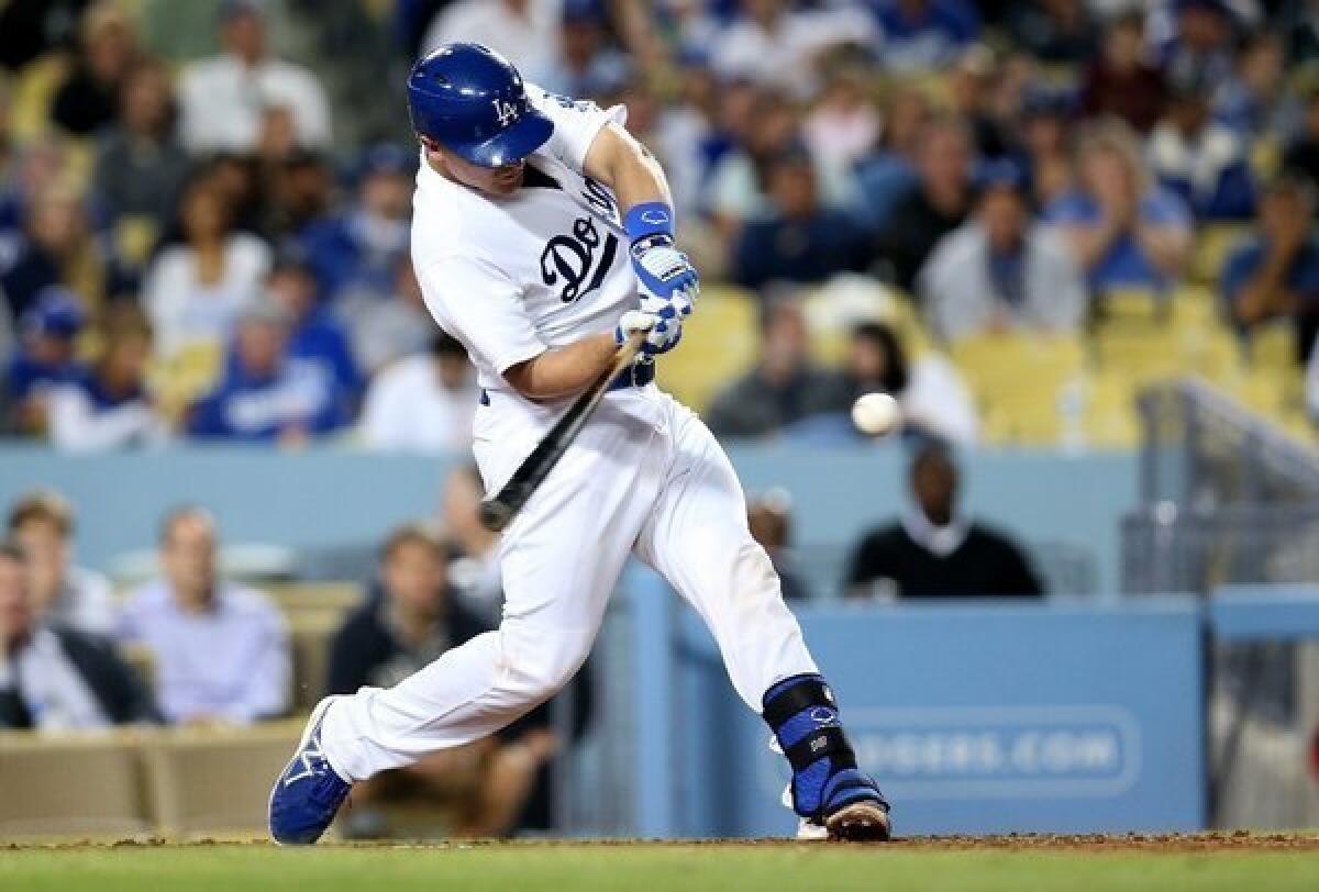 Tim Federowicz hit .231 and drove in 16 runs last season for the Dodgers.