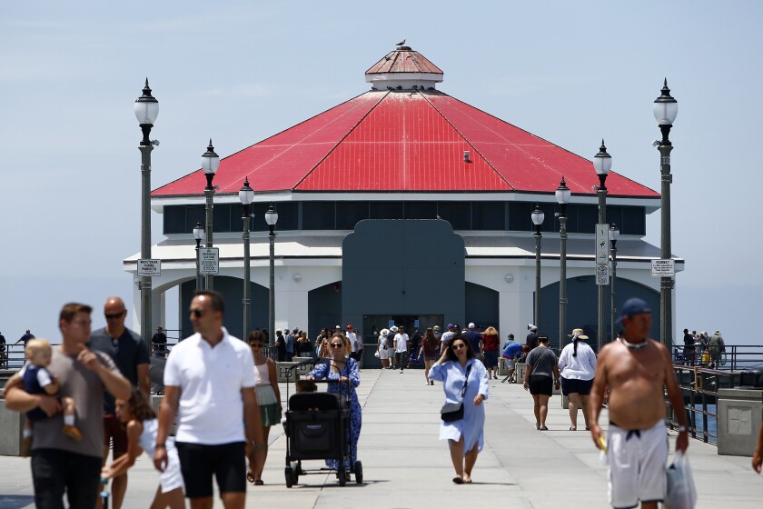 New eating place open for trade at iconic Huntington Seaside Pier location