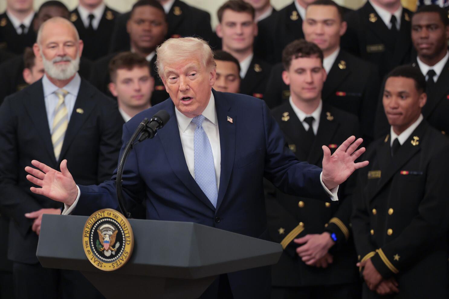 Trump Weighs ‘winding Down’ War as Pentagon Sends 2,500 California Marines to Mideast