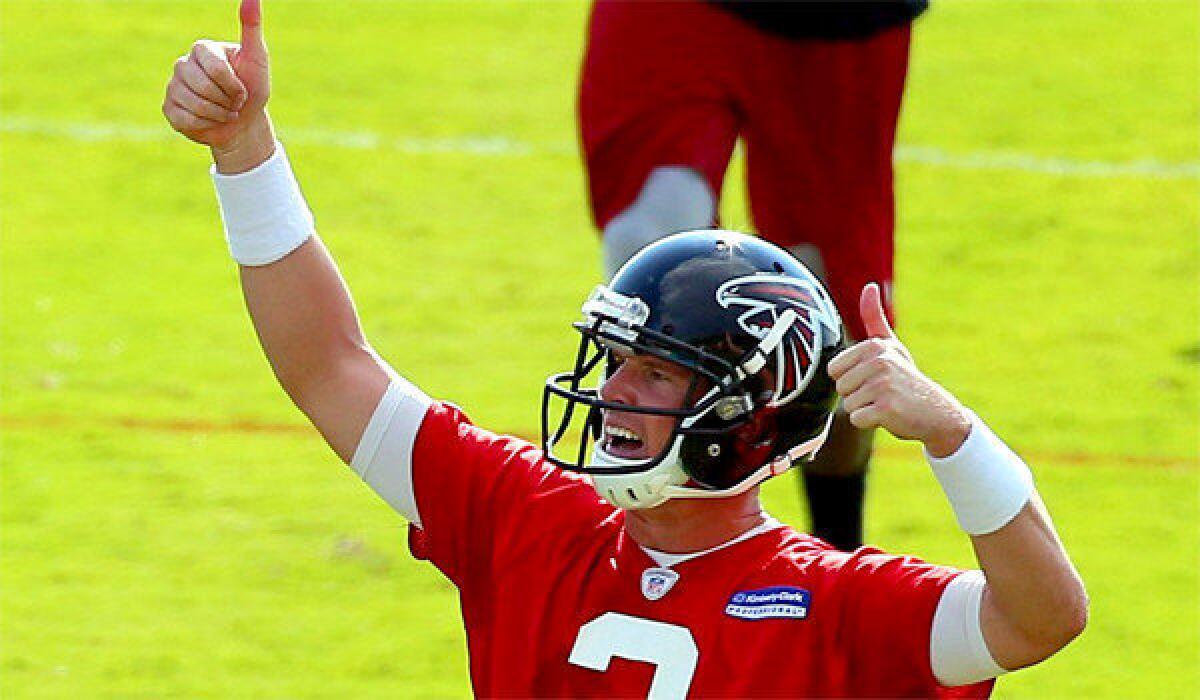 Quarterback Matt Ryan and the Atlanta Falcons have agreed to terms on a five-year, $103.75-million contract extension, a person familiar with the situation told the Associated Press.
