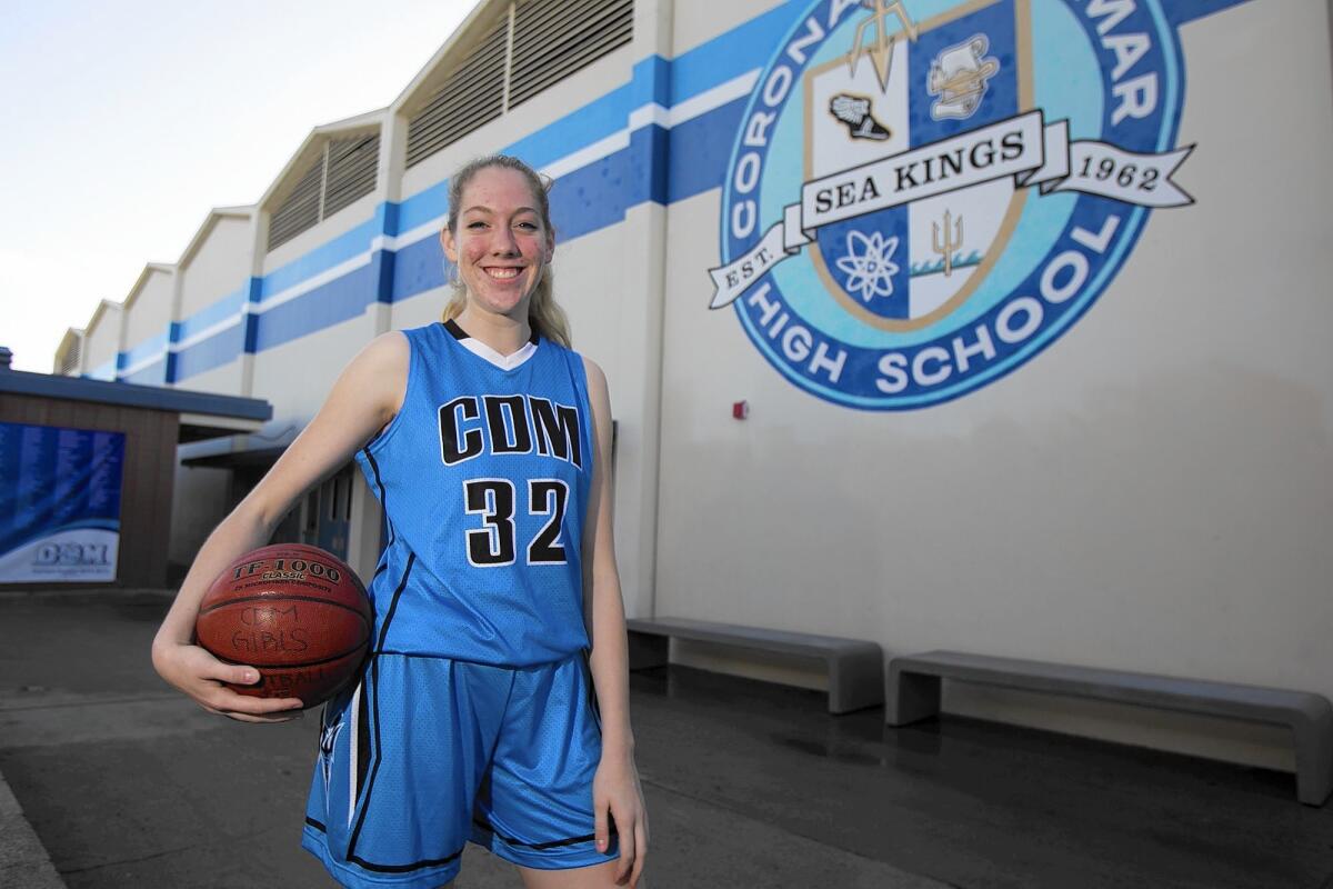 Natalia Bruening, an incoming 6-foot-4 senior for Corona del Mar High, has committed to play basketball for UC Santa Barbara.