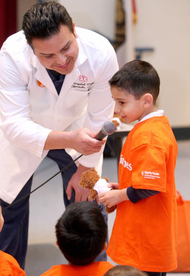 Photo Gallery: Family medicine doctor visits Cerritos Elementary