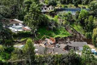 Sherman Oaks, CA, Wednesday, March 13, 2024 - A landslide destroyed a home and three other residences were damaged near Ventura Canyon Ave. (Robert Gauthier/Los Angeles Times)