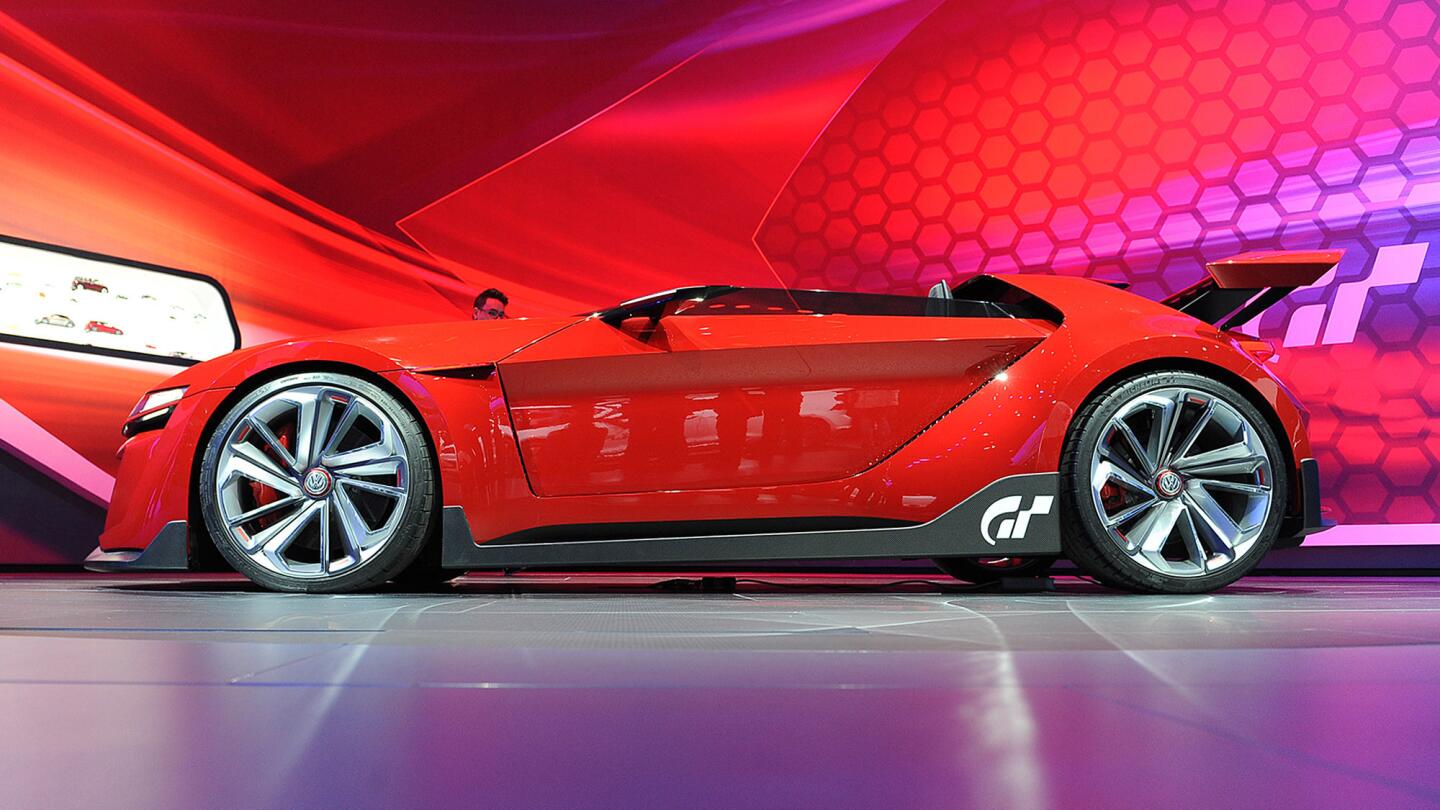 Volkswagen GTI Roadster at the 2014 Los Angeles Auto Show.