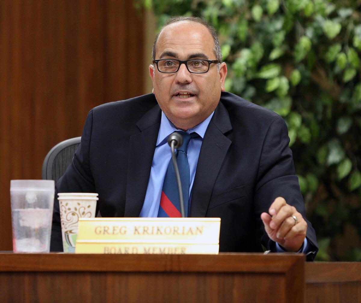 Glendale Unified board member Greg Krikorian, who was board president last year during the Hoover High brawl in October and its aftermath, said the board needs to rebuild its trust in the community.
