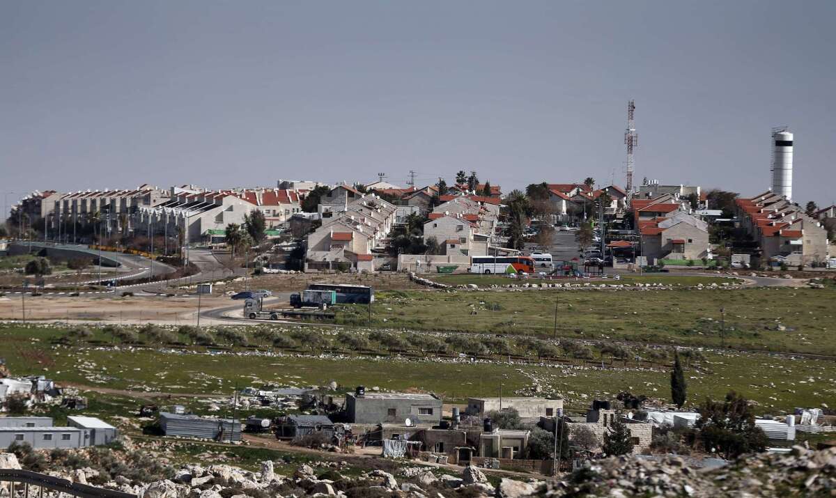 Adam, near the West Bank city of Ramallah, is one of several Israeli settlements slated for expansion.