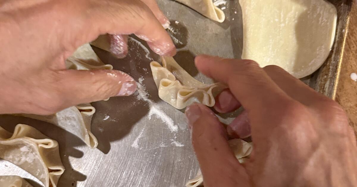 Forget presents. Wrap these dumplings for the holidays instead