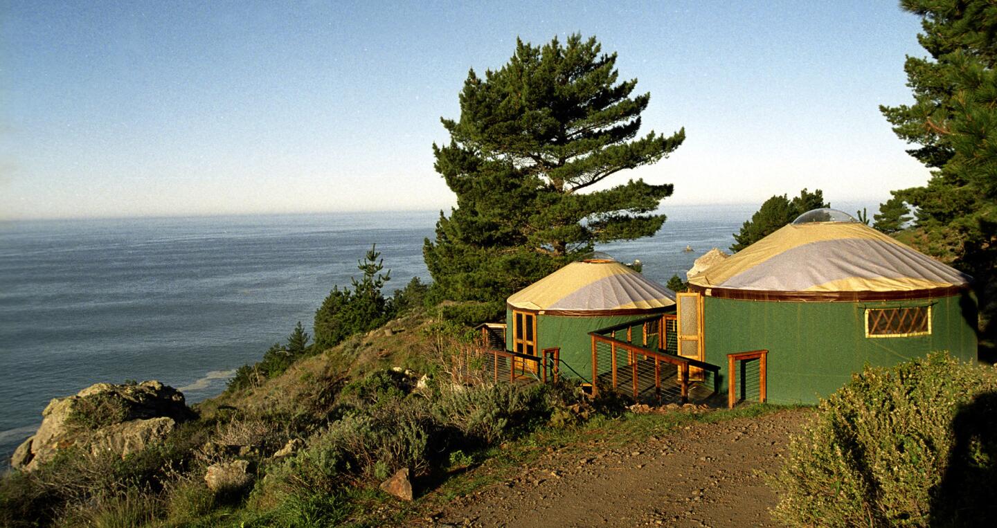 Treebones Resort yurts