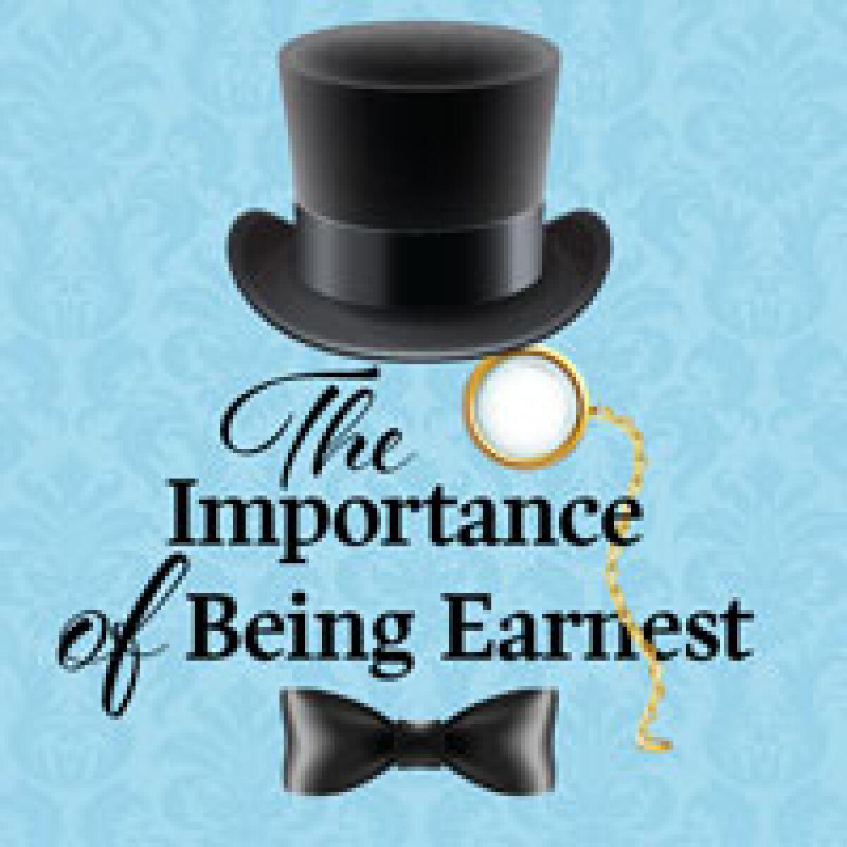 “The Importance of Being Earnest” will be held Friday, Oct. 11, 7 p.m., Saturday, Oct. 12, 1 p.m. and 5 p.m., and Sunday, Oct. 13, 2 p.m.
