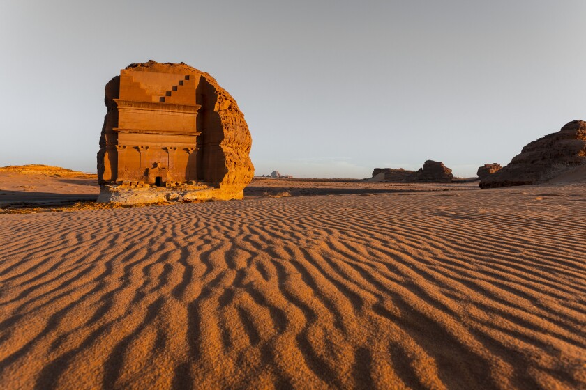 Qasr al-Farid at the UNESCO World Heritage Site of Hegra.