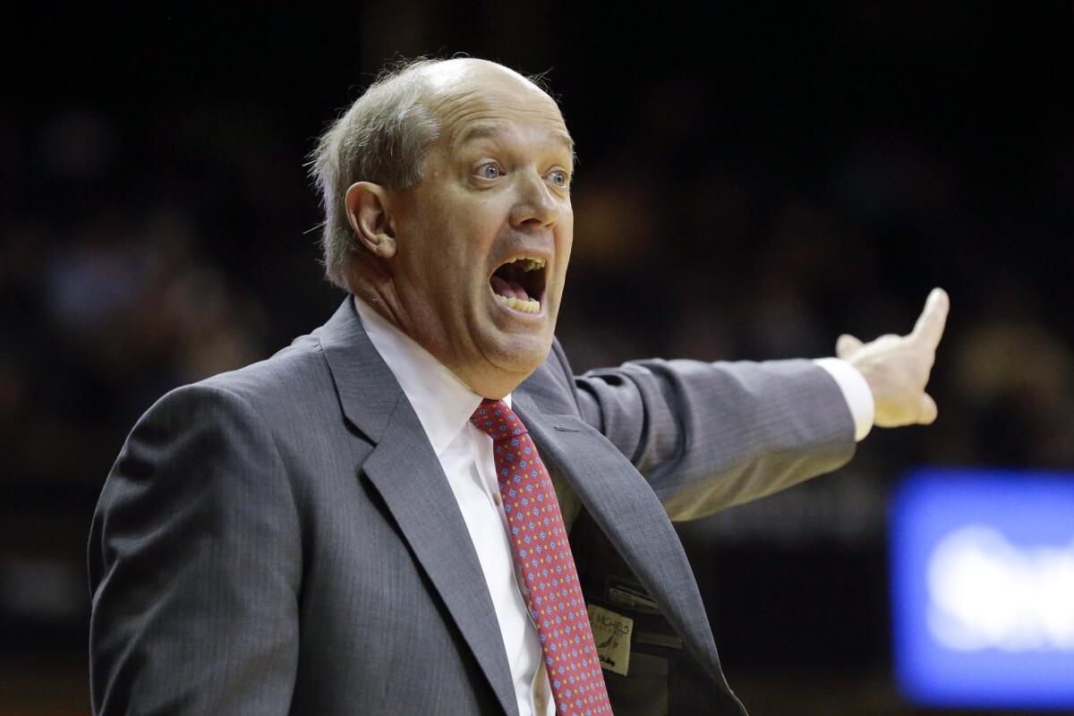 Vanderbilt Coach Kevin Stallings, shown during a Saturday game against Missouri, has apologized for his inappropriate comments toward one of his players following a game against Tennessee on Thursday night.