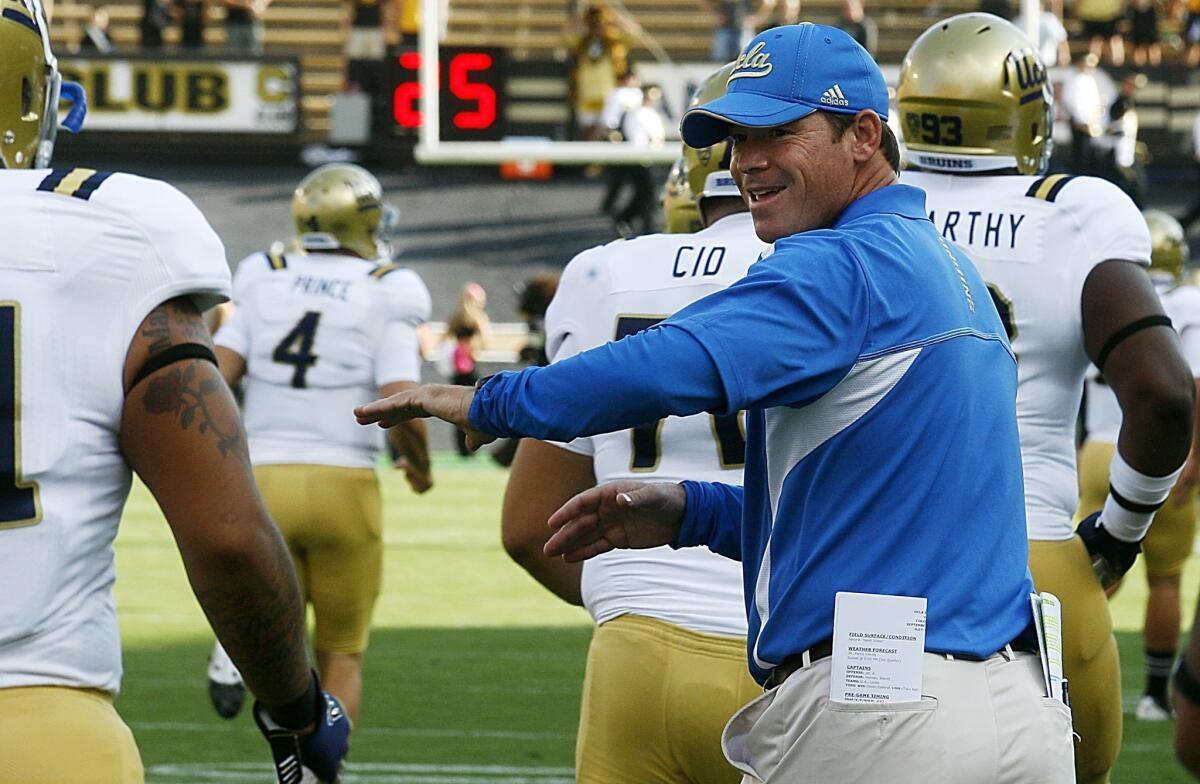 The Bruins' 9-4 record in Coach Jim Mora's first season has generated more interest in UCLA's football program.
