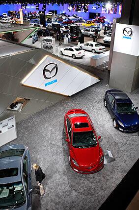 L.A. Auto Show: Mazda display