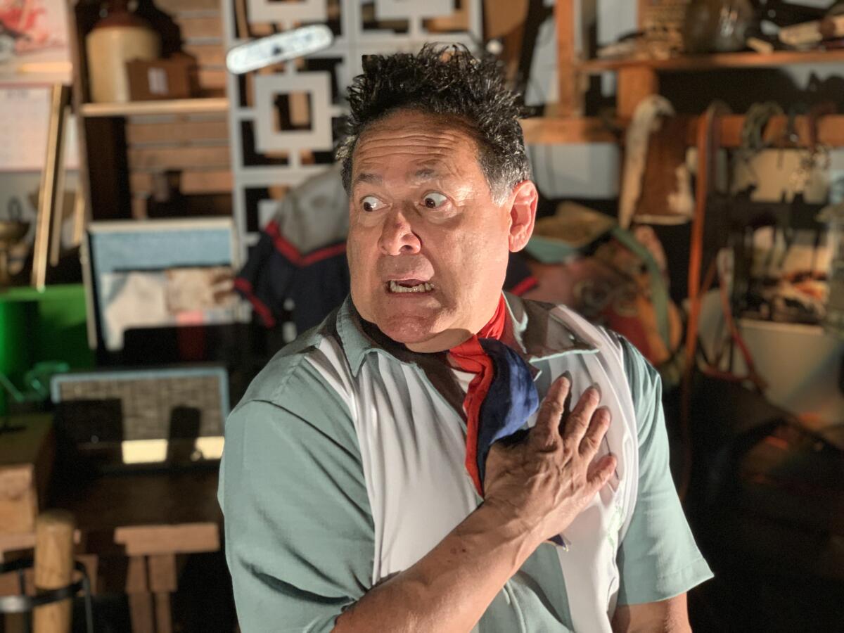 Ric Salinas in San Diego Repertory Theatre's filmed production of "57 Chevy."