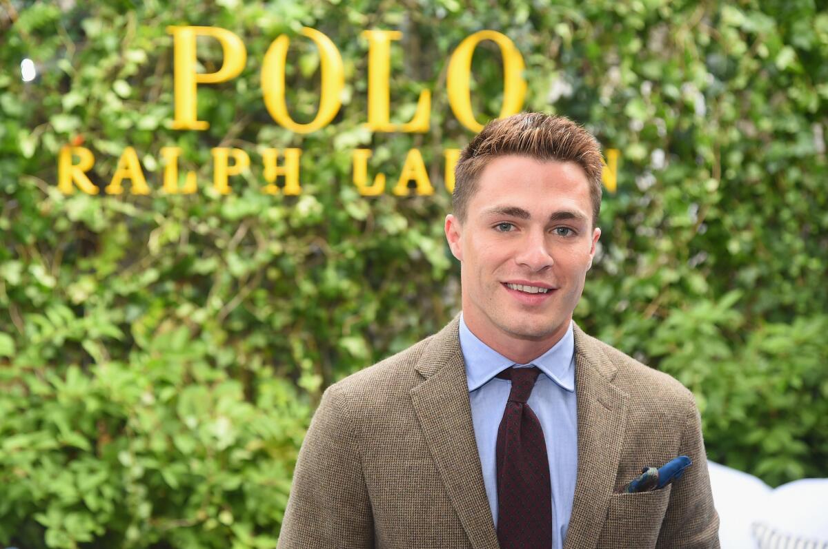Actor Colton Haynes attends the Polo Ralph Laure fashion show during Spring 2016 New York Fashion Week on Sept. 11, 2015.