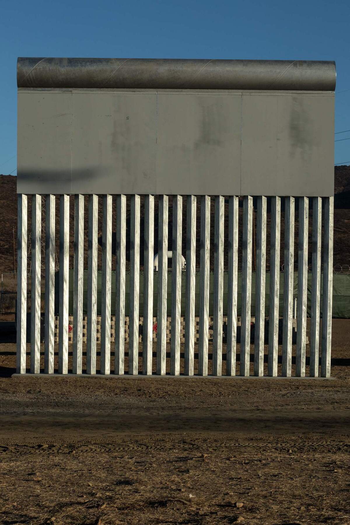 One of the border wall designs with a partially transparent lower portion.
