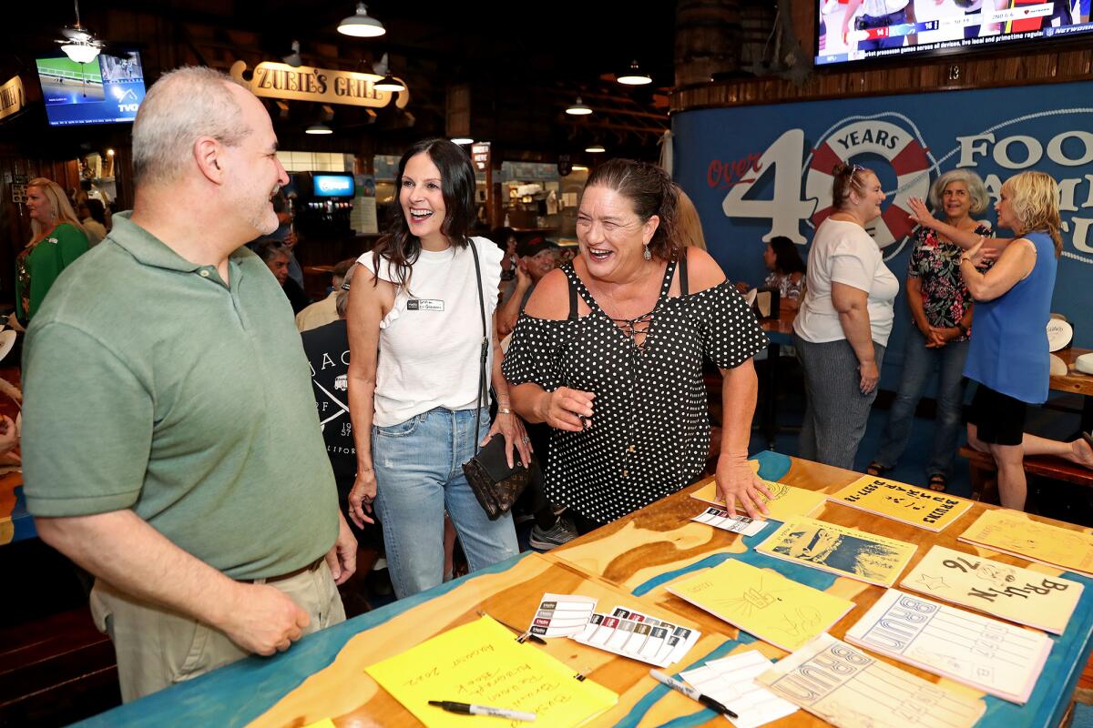 Bushard Elementary School's all-class reunion was held at Zubie's Dry Dock on Saturday in Huntington Beach.