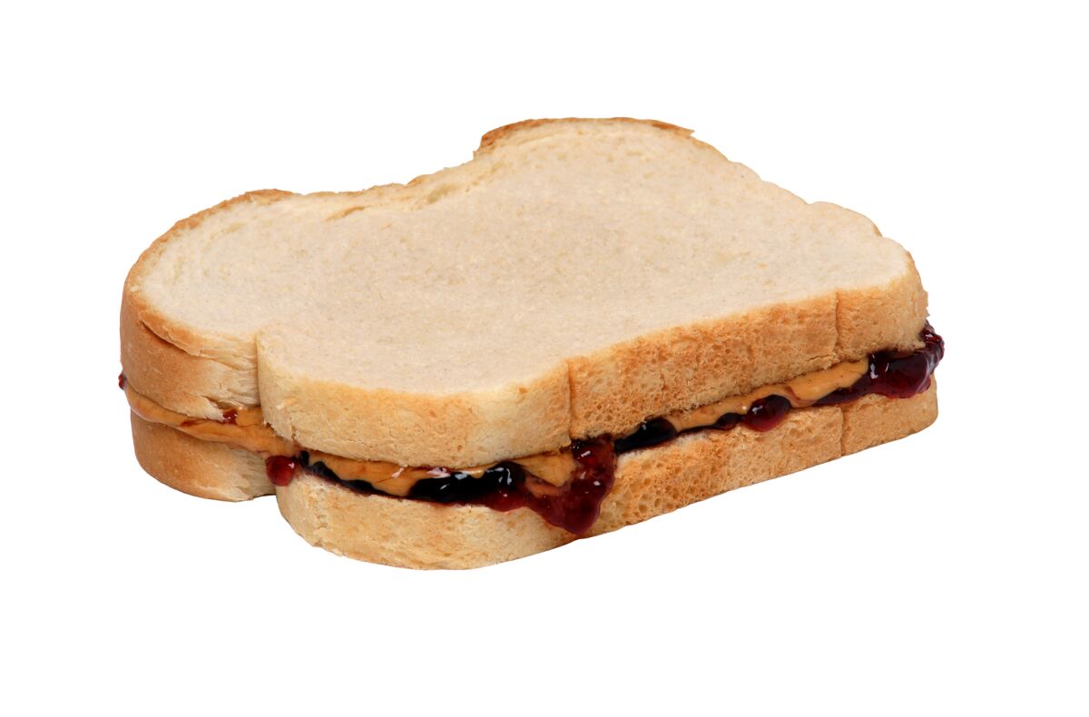 A peanut butter and jelly sandwich comes up in this week's "A Word, Please."