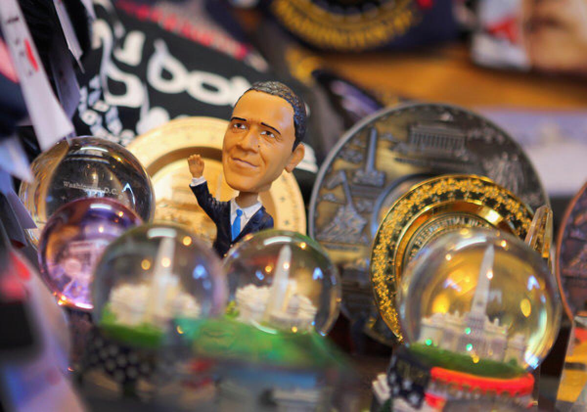 President Obama's inauguration is bringing out swear-in bargains and wacky souvenirs.