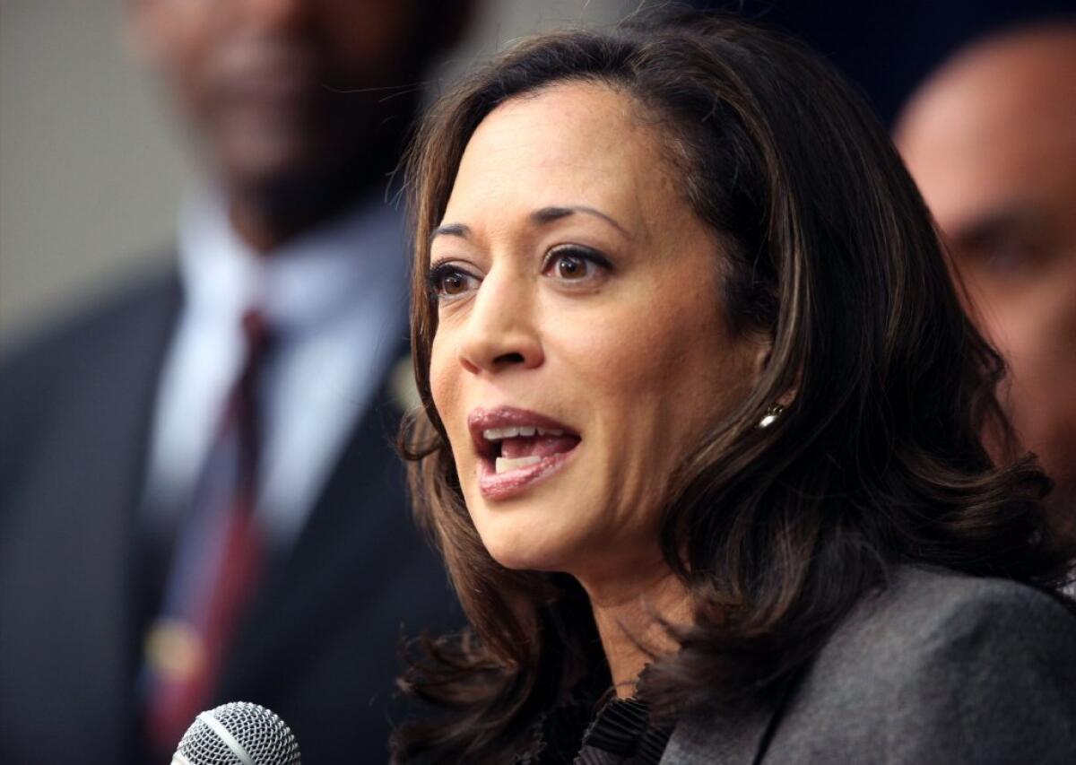 Atty. Gen. Kamala D. Harris is expected to decide this week whether to permit the sale of a chain of California Catholic hospitals to a for-profit company in Ontario, Calif.