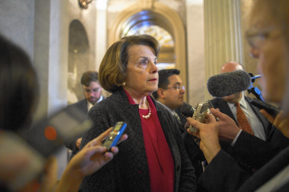 A REPORT ON enhanced interrogations released by Sen. Dianne Feinstein was done without bipartisan support.