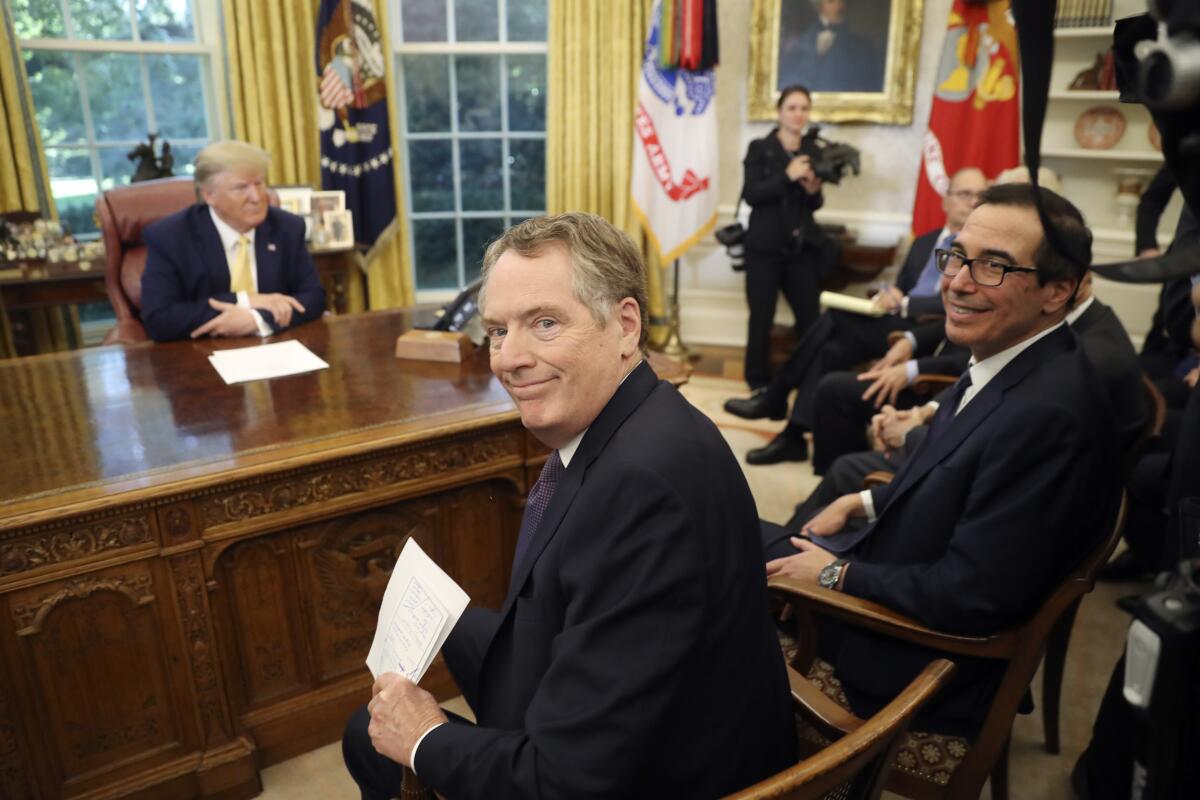 Robert Lighthizer and Steven Mnuchin
