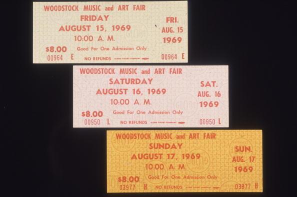 Tickets to Woodstock