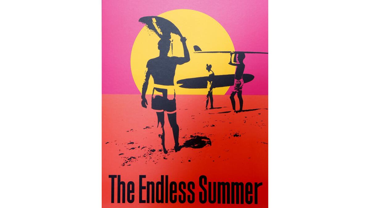 Artist John Van Hamersveld created the artwork for the film poster for "The Endless Summer."