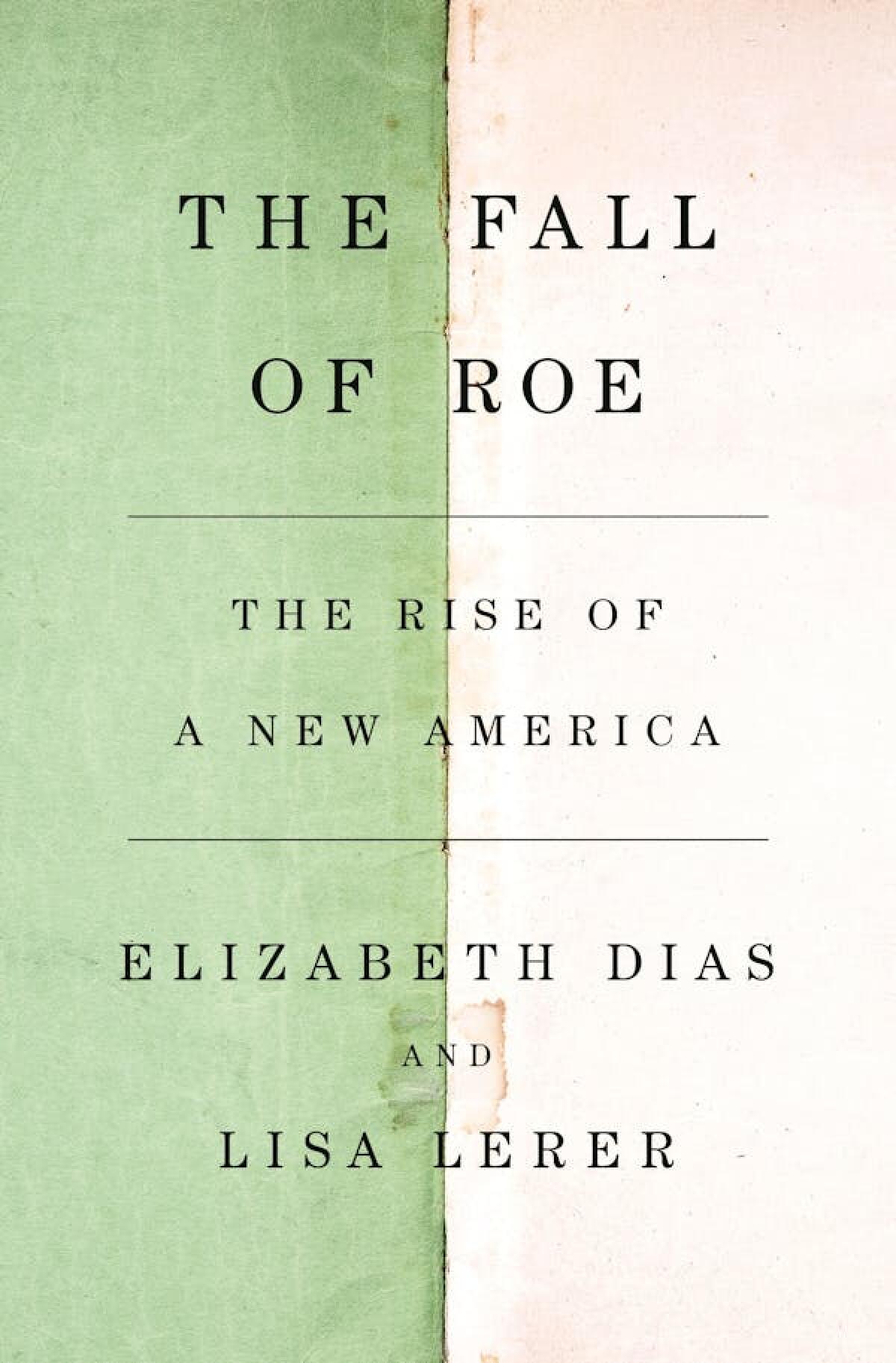 Cover from "The fall of Roe"