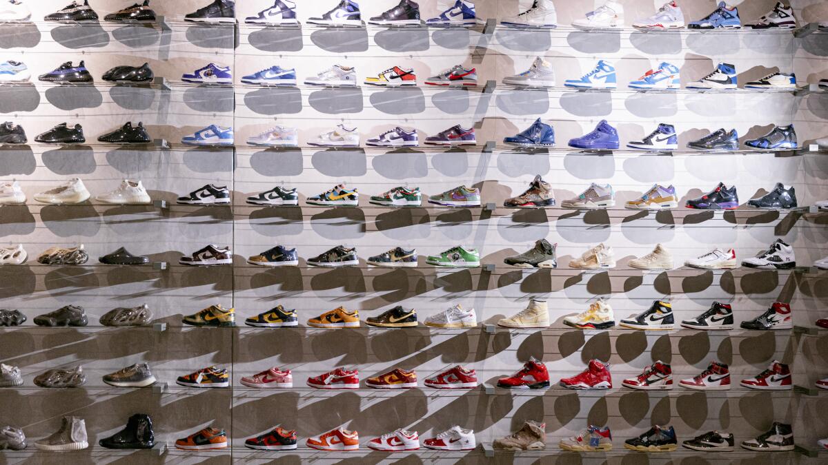 Nike Air Jordan 1s Origin Story Sneaker Art Sneaker Wall 