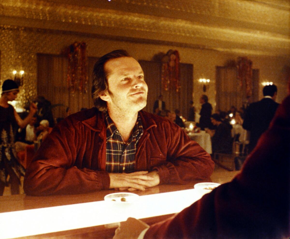 Stanley Kubrick's "The Shining," a fun movie about social distancing.