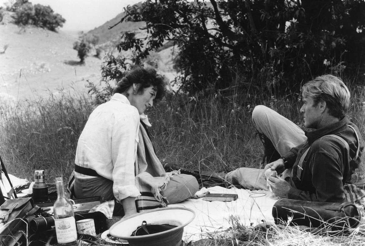 Meryl Streep and Robert Redford appear in a scene from 'Out of Africa.'