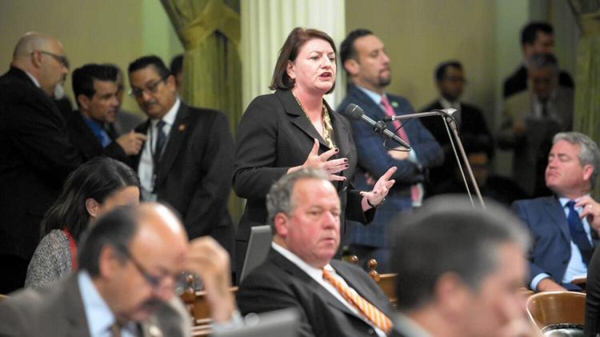 Assemblywoman Toni Atkins.