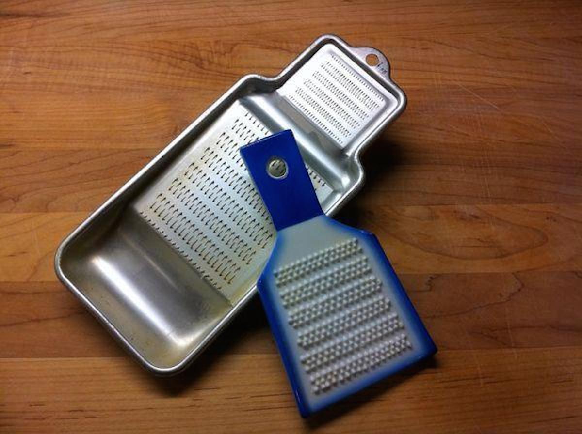 A ginger grater makes quick, clean work of dealing with ginger for recipes.