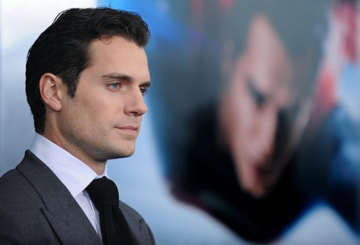 "Man of Steel" star Henry Cavill attends the film's world premiere at Lincoln Center in New York.