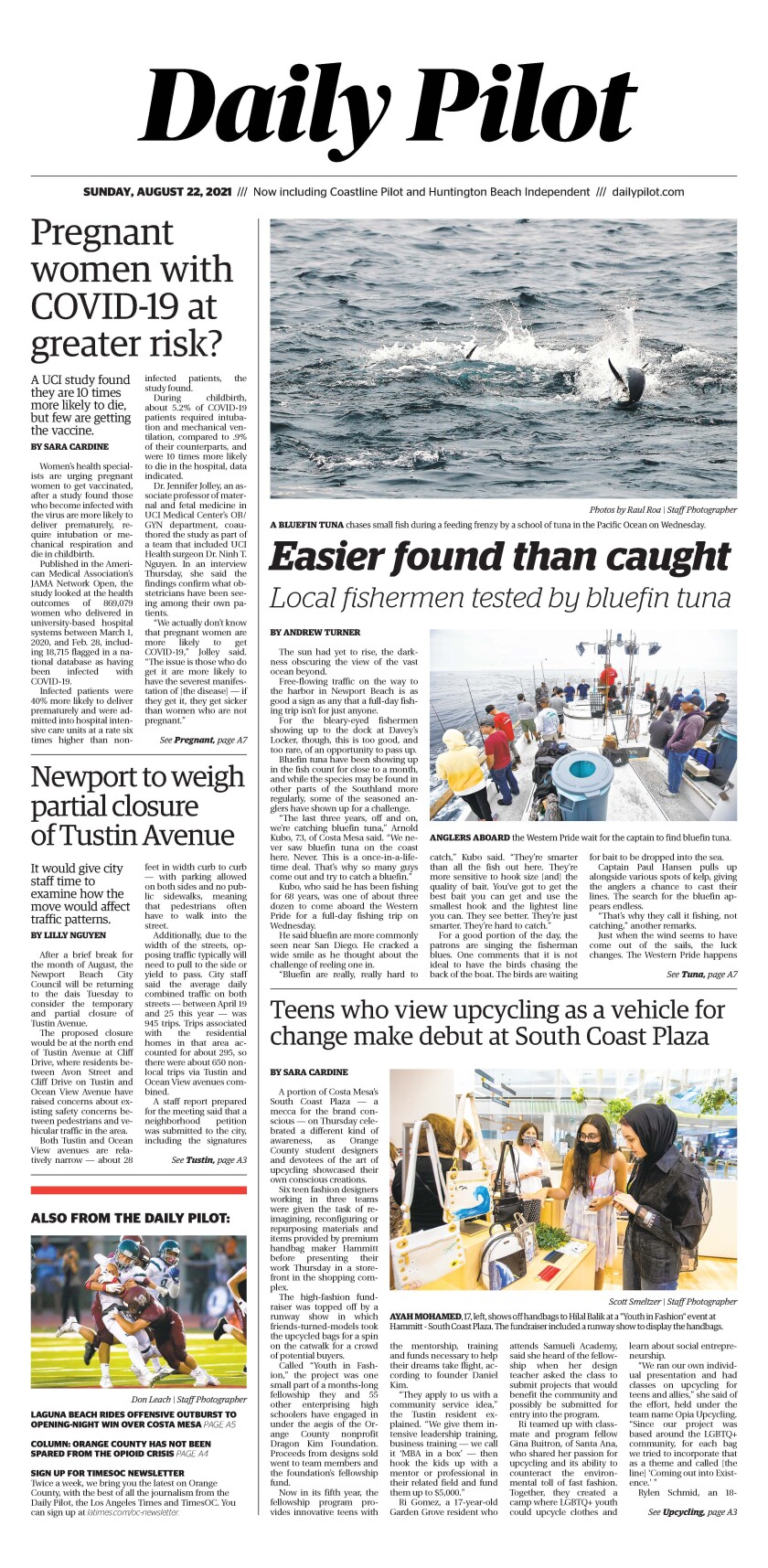 Daily Pilot E Newspaper Sunday Aug 22 21 Los Angeles Times Daily Pilot E Newspaper Sunday Aug 22 21 Los Angeles Times