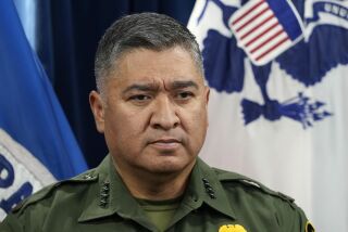 FILE - U.S. Border Patrol Chief Raul Ortiz listens during a news conference, Jan. 5, 2023, in Washington. The head of the U.S. Border Patrol is stepping down following major changes at the U.S.-Mexico border that came with the end of Title 42 pandemic restrictions. Ortiz said in a note to staff Tuesday, May 30, obtained by The Associated Press, that he has decided to retire effective Friday, June 30. (AP Photo/Susan Walsh, File)