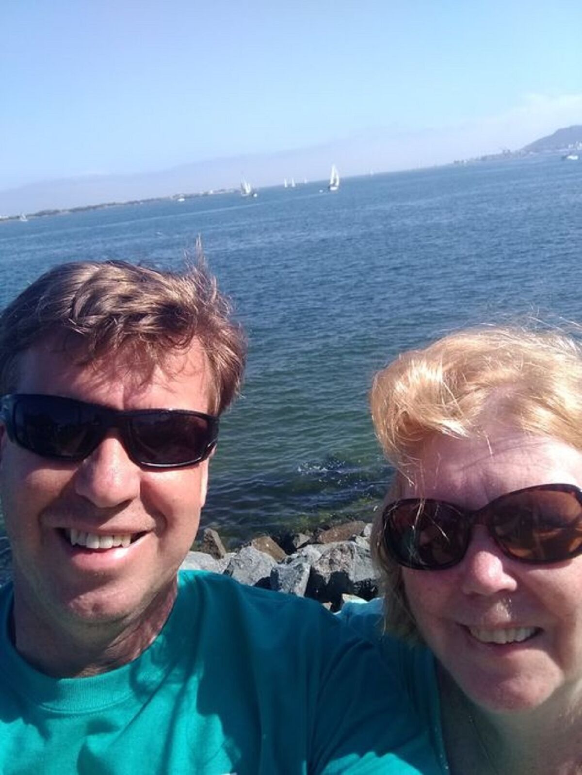 La Jolla resident Brian Cluster is pictured with his mother, Bev Boyett.
