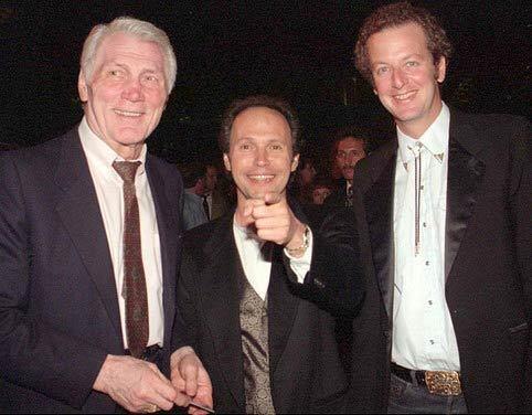 On hand for the "City Slickers" sequel were Jack Palance, left, Billy Crystal and Daniel Stern.