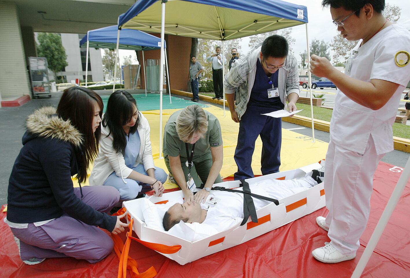 Photo Gallery: Glendale Memorial Hospital runs Golden Guardian drill