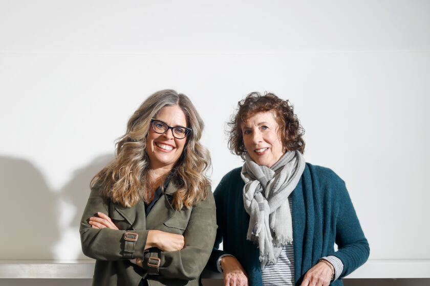 Jennifer Lee, left, and Irene Mecchi, who wrote the librettos for the massive Disney musicals "Frozen" and "The Lion King"