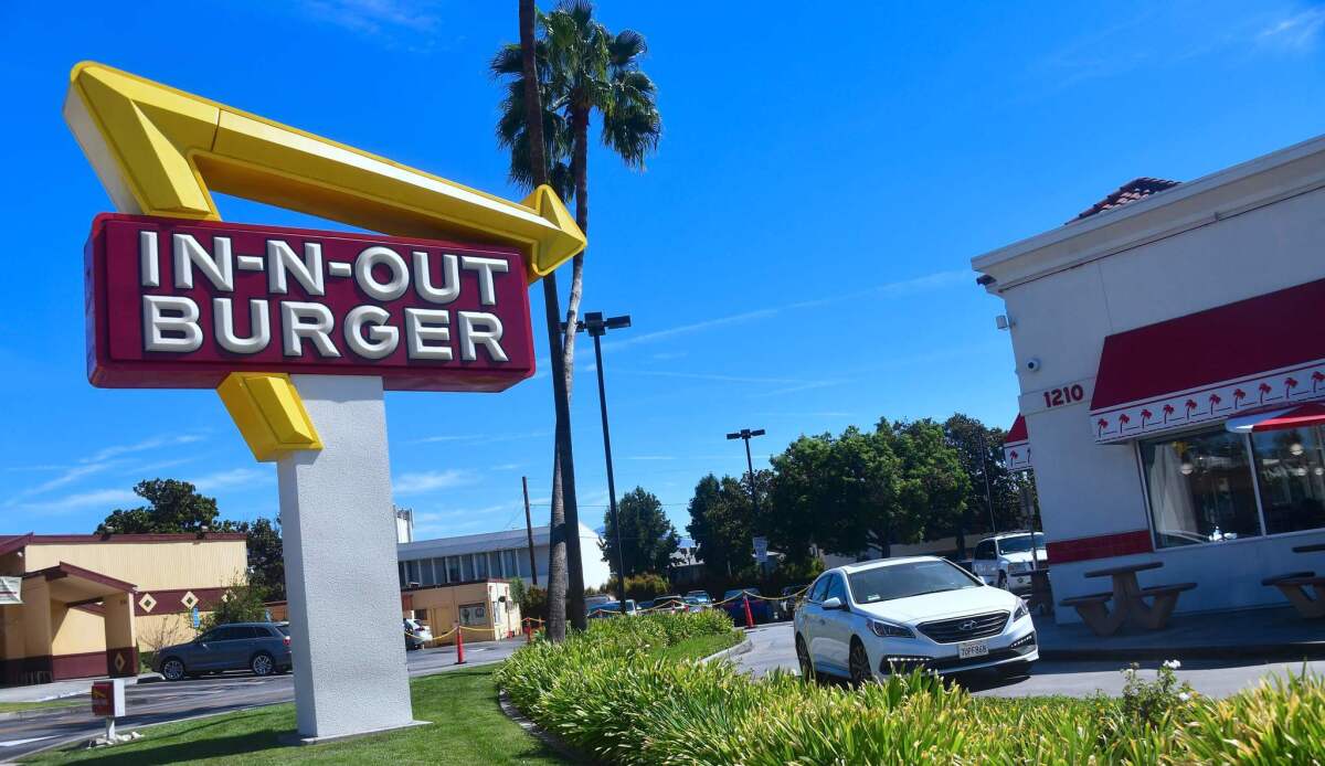 The In-N-Out Burder in Alhambra, Calif.