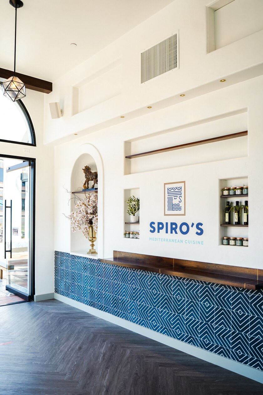 Spiro's Mediterranean Cuisine is at 909 Prospect St. in La Jolla.