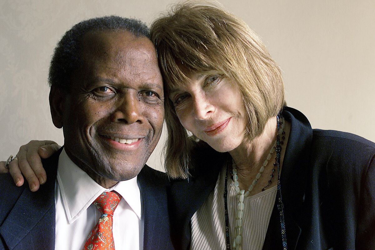 Sidney Poitier with Lee Grant